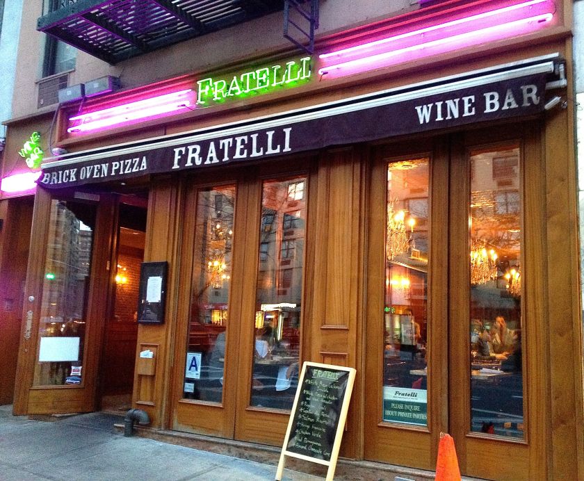 Fratelli Brick Oven Pizza & Wine Bar - The Italian Restaurant on The Upper East Side #NYC 