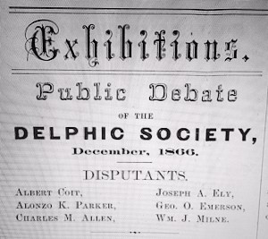 Delphic Society, Rochester